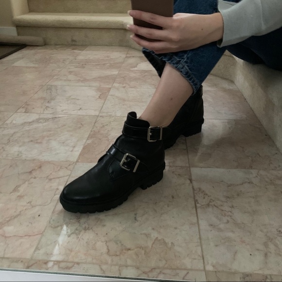 ALDO Ankle Moto Boots - Picture 3 of 10